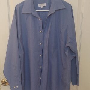 Men's Blue Donna Karan Shirt